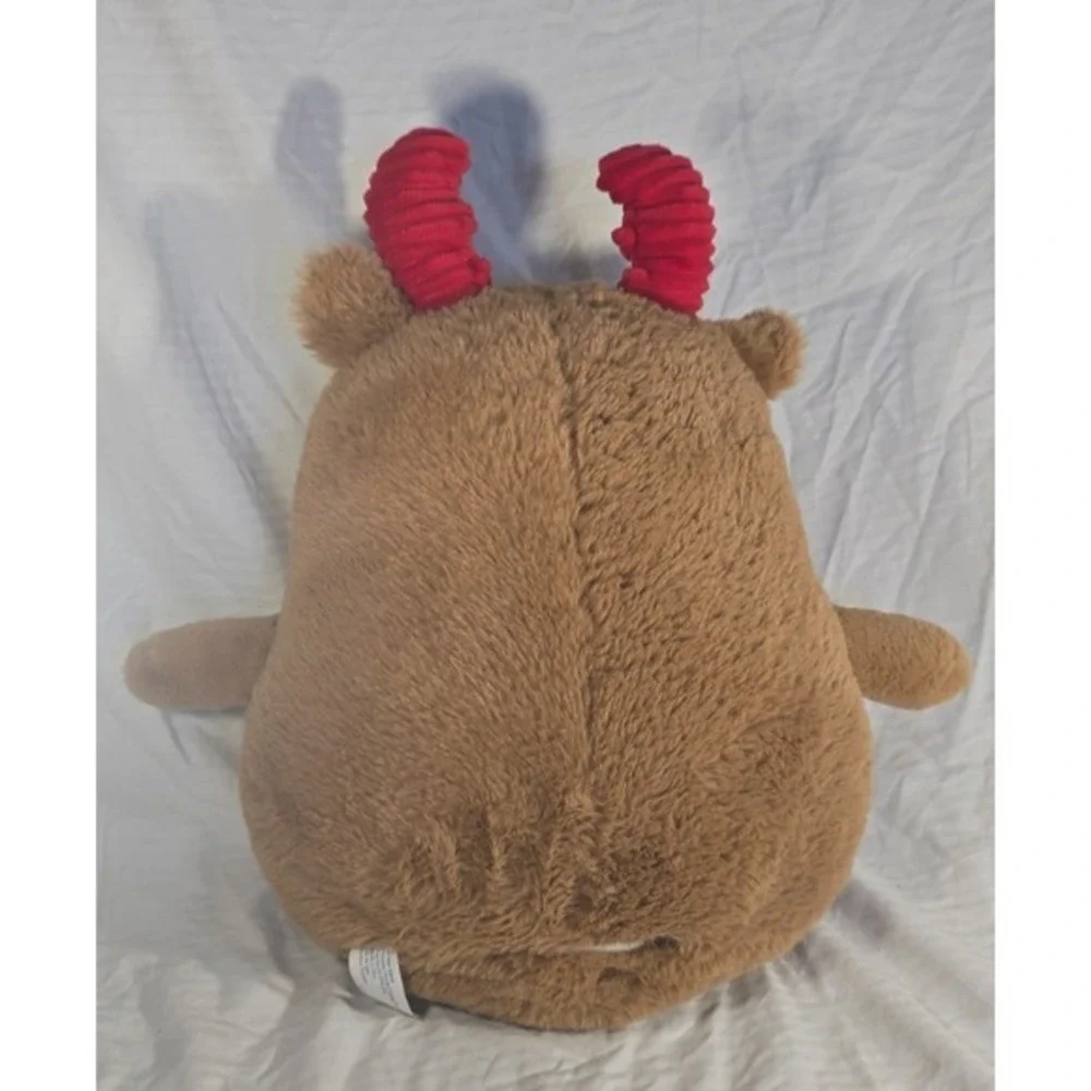 light up tummy and eyes reindeer ultra soft plush replaceable‎ battery